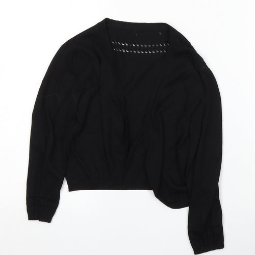 Atmosphere Womens Black V-Neck  Viscose Cardigan Jumper Size 10
