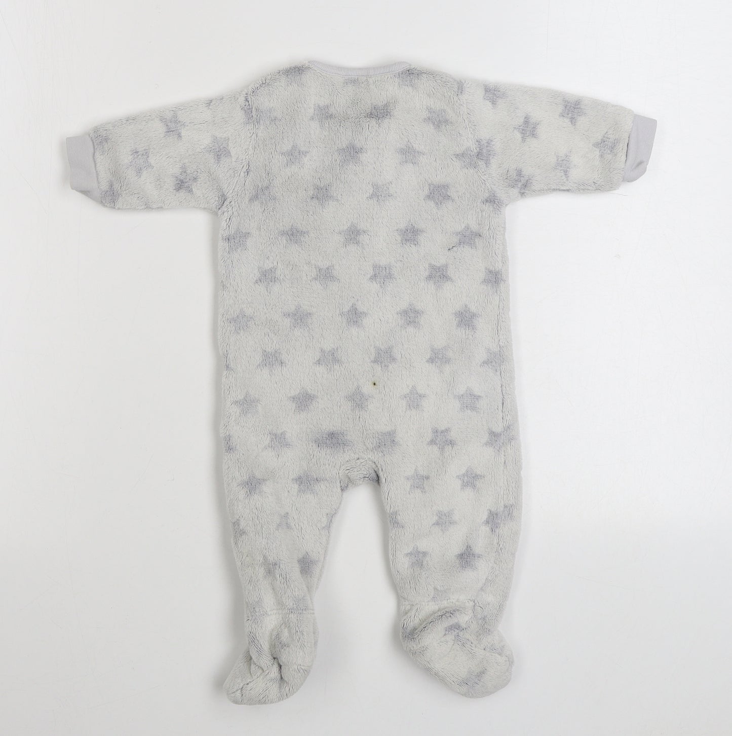 NEXT Baby Grey Geometric Polyester  One Piece Size 0-3 Months  Zip
