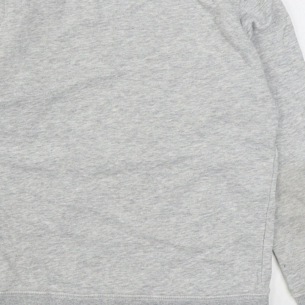 H&M Boys Grey  Cotton Pullover Sweatshirt Size 7-8 Years  Pullover