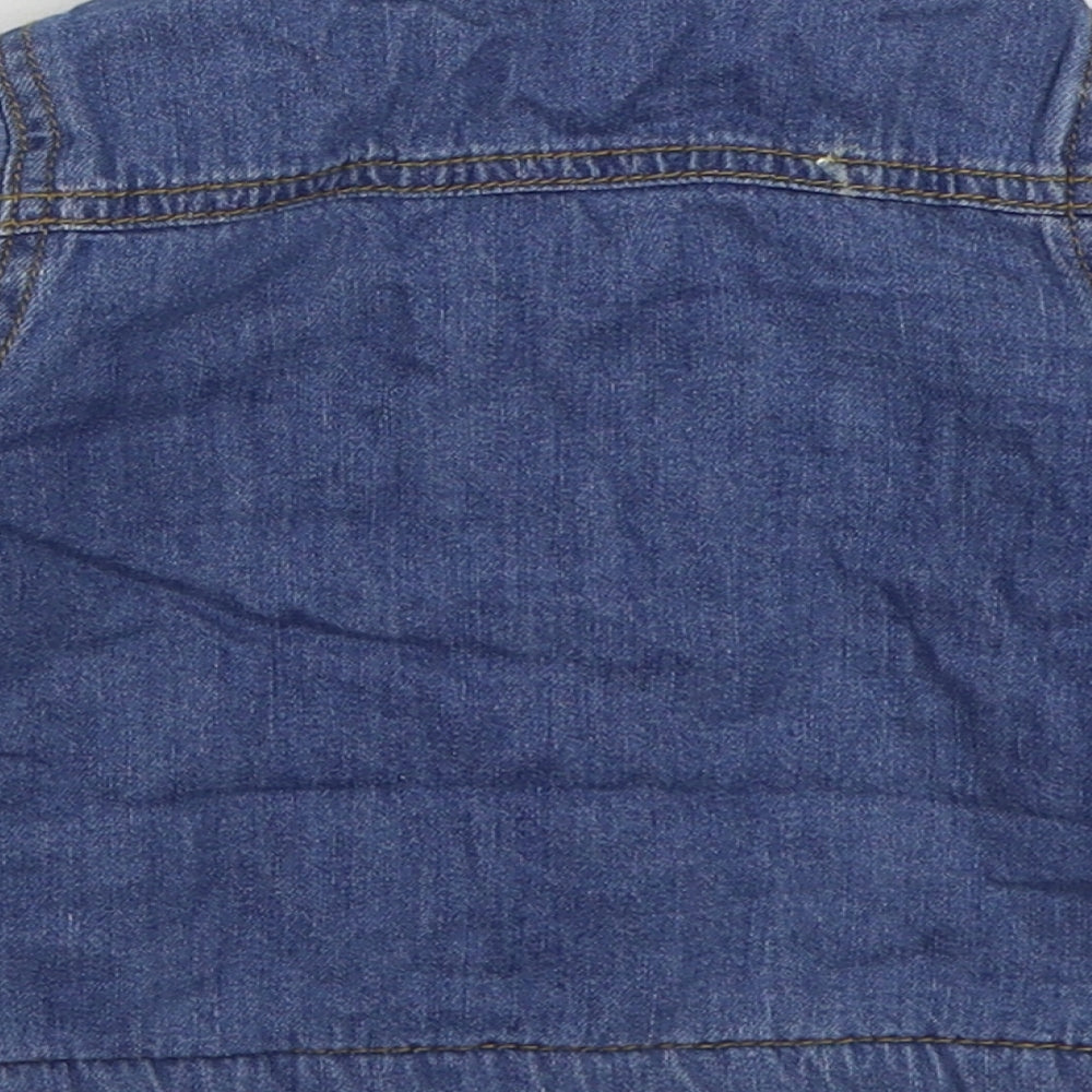 F&F Girls Blue   Jacket  Size 0-3 Months   Button