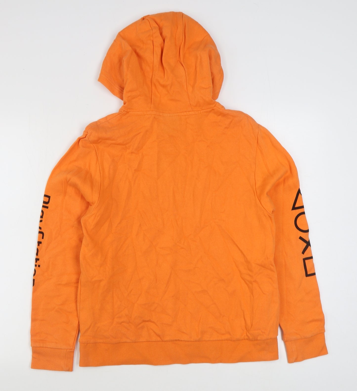 NEXT Boys Orange  100% Cotton Pullover Hoodie Size 12 Years  Pullover - Playstation