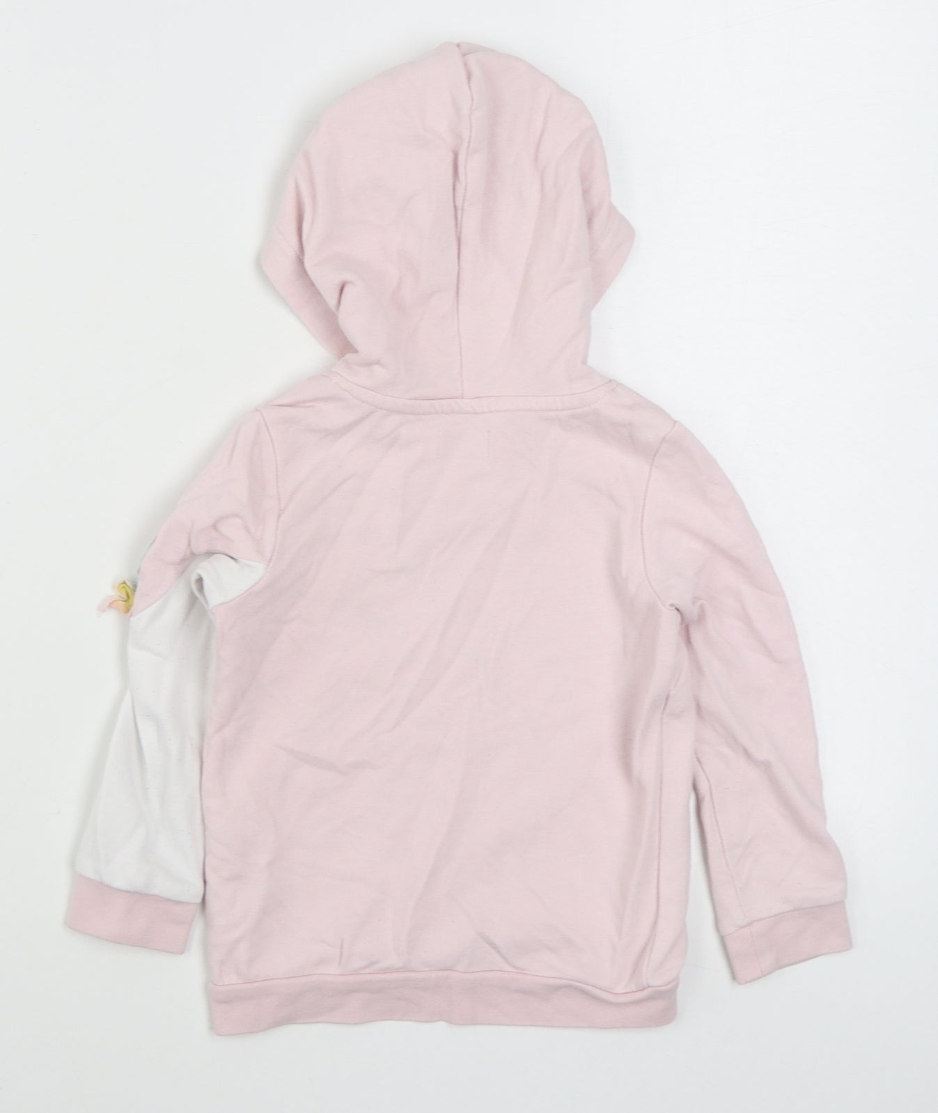 Lily & Dan Girls Pink  Polyester Pullover Hoodie Size 3-4 Years  Pullover