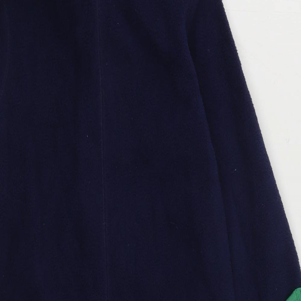 Lily & Dan Baby Blue Solid Polyester  One Piece Size 6-9 Months  Button