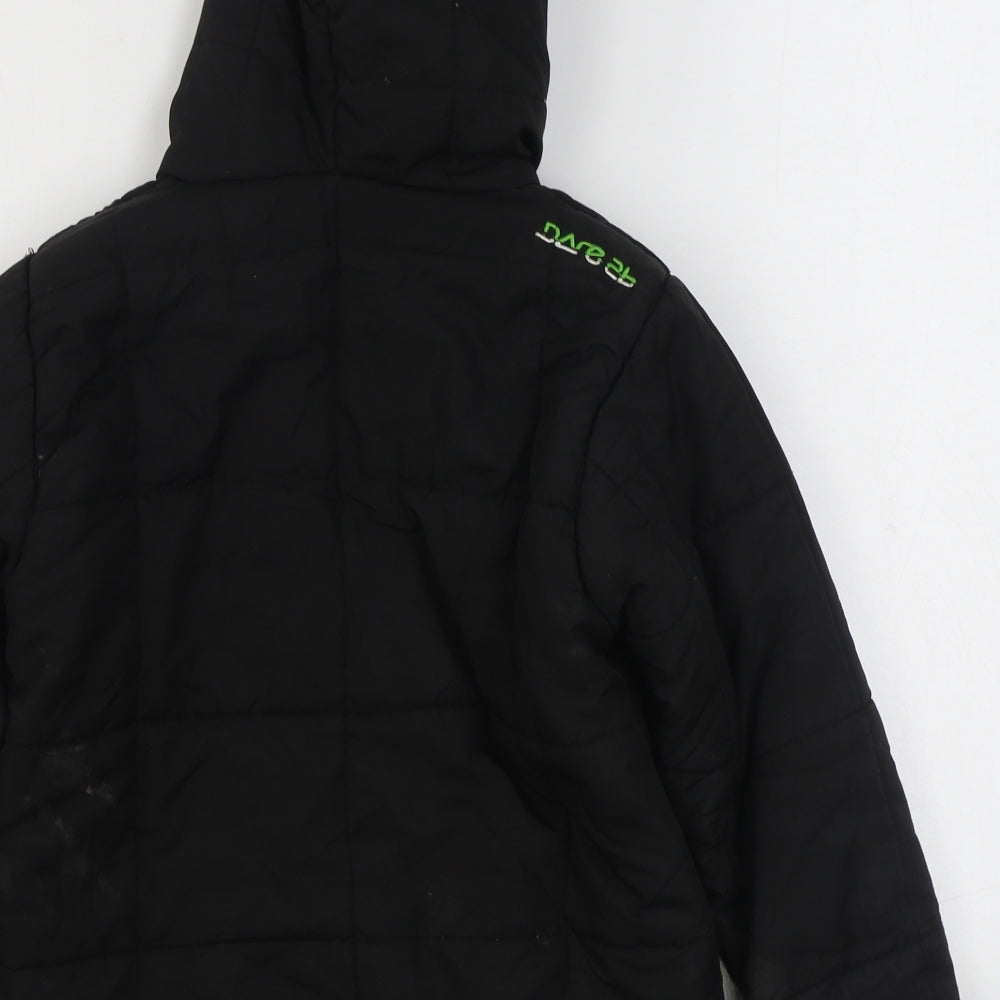 Regatta Boys Black   Jacket  Size 9-10 Years  Zip - Reversable