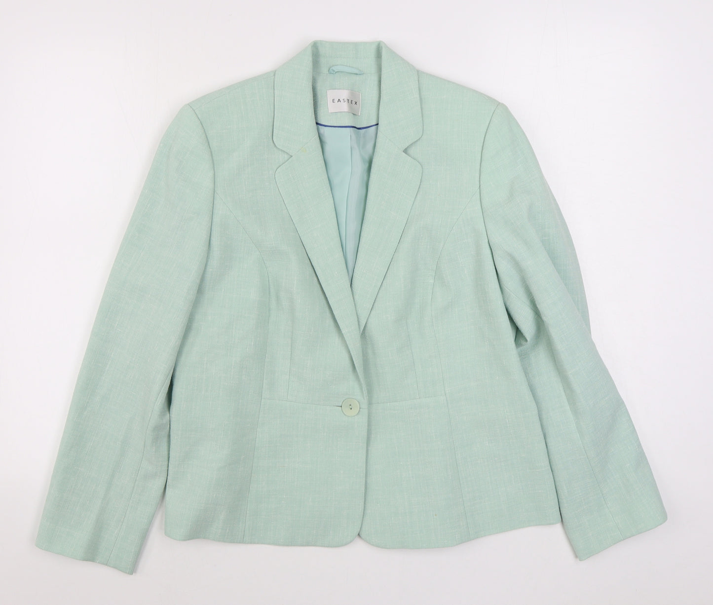 Eastex Womens Green   Jacket Blazer Size 14  Button