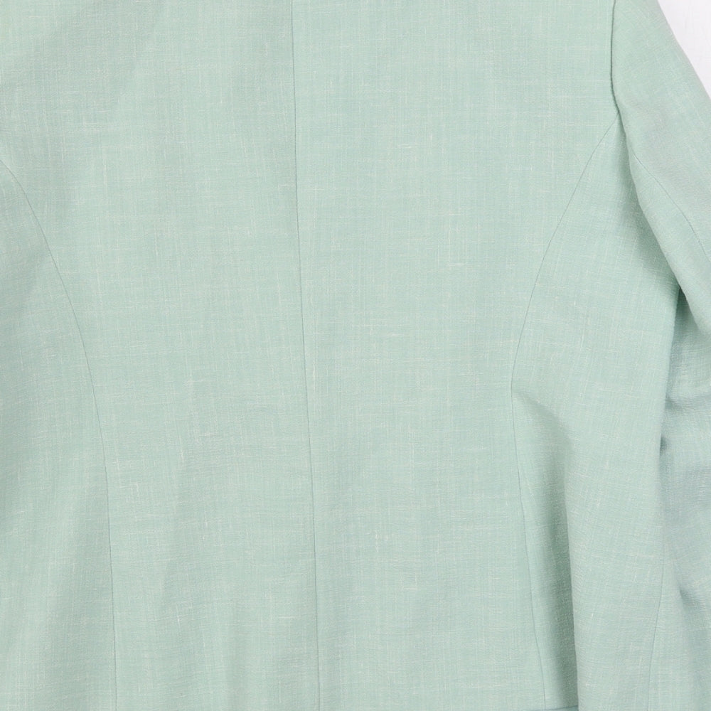 Eastex Womens Green   Jacket Blazer Size 14  Button