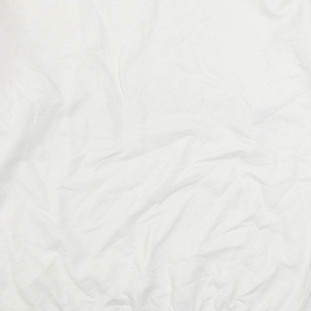 Nasty Gal Womens White  Polyester Pullover Sweatshirt Size S  Pullover