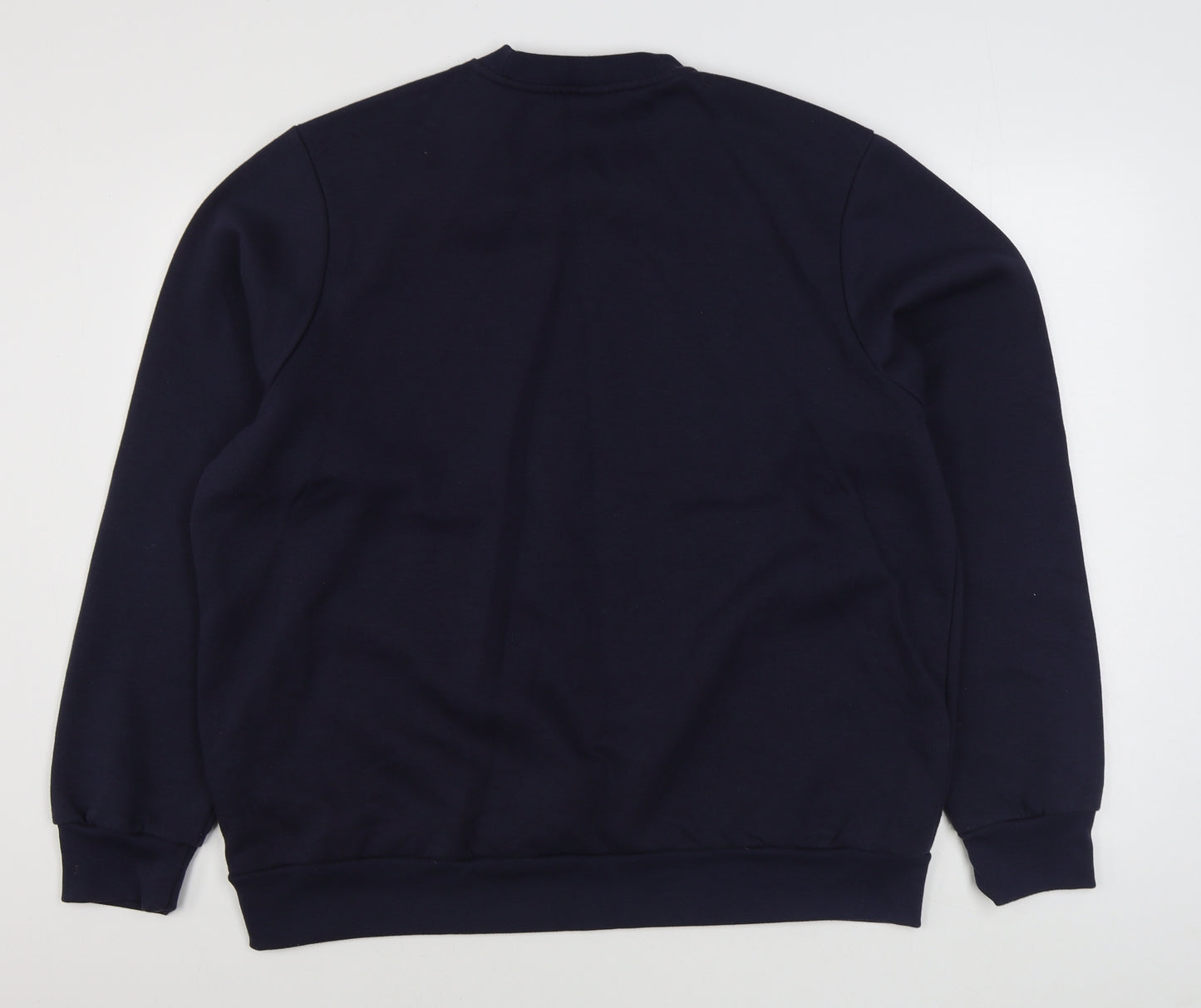 Slazenger Mens Blue  Cotton Pullover Sweatshirt Size XL