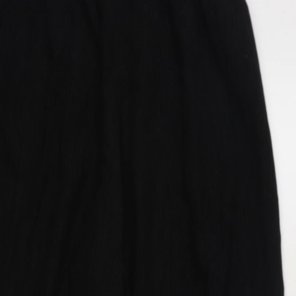 Primark Womens Black  Lyocell Trousers  Size 12 L24 in Regular