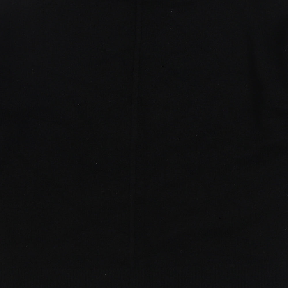 Marks and Spencer Womens Black High Neck  Acrylic Pullover Jumper Size M