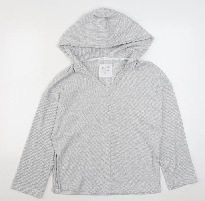 F&F Womens Grey  Polyester Pullover Hoodie Size 6  Pullover