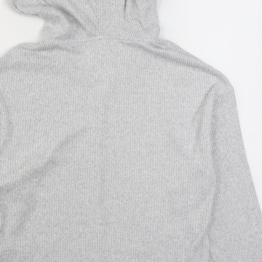 F&F Womens Grey  Polyester Pullover Hoodie Size 6  Pullover