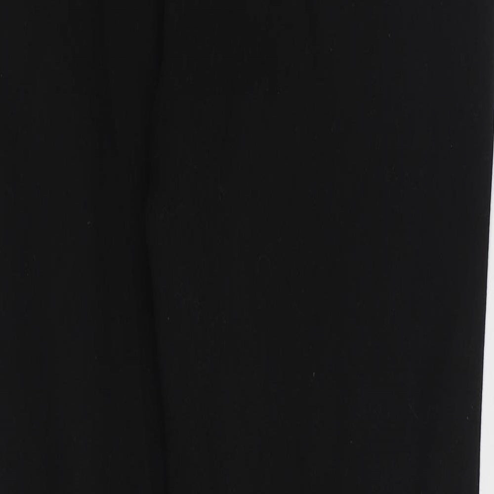 TU Boys Black  Polyester Straight Jeans Size 16 Years L30 in Regular Zip