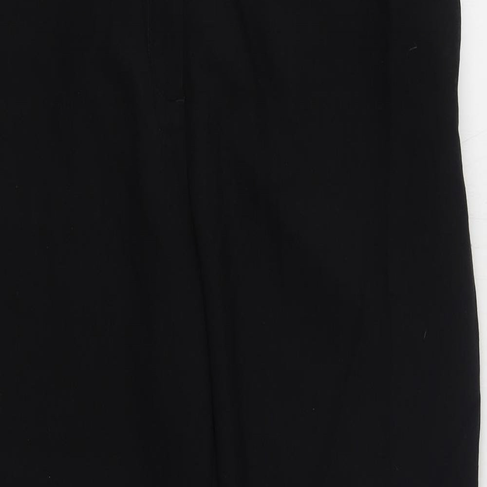 Maine Womens Black  Polyester Trousers  Size 18 L27 in Regular Zip