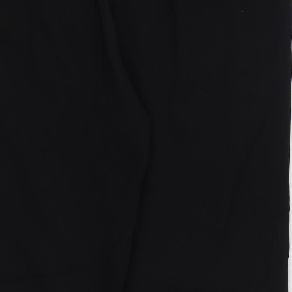 Maine Womens Black  Polyester Trousers  Size 18 L27 in Regular Zip