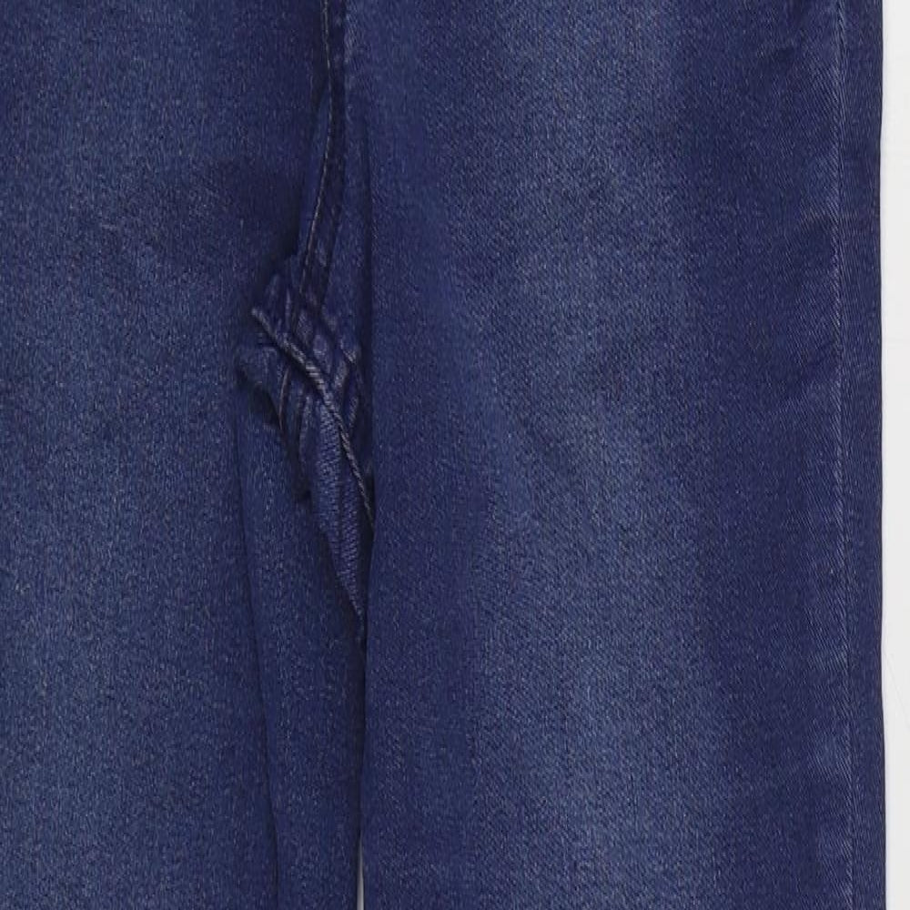 F&F Womens Blue  Cotton Jegging Jeans Size 8 L28 in Regular