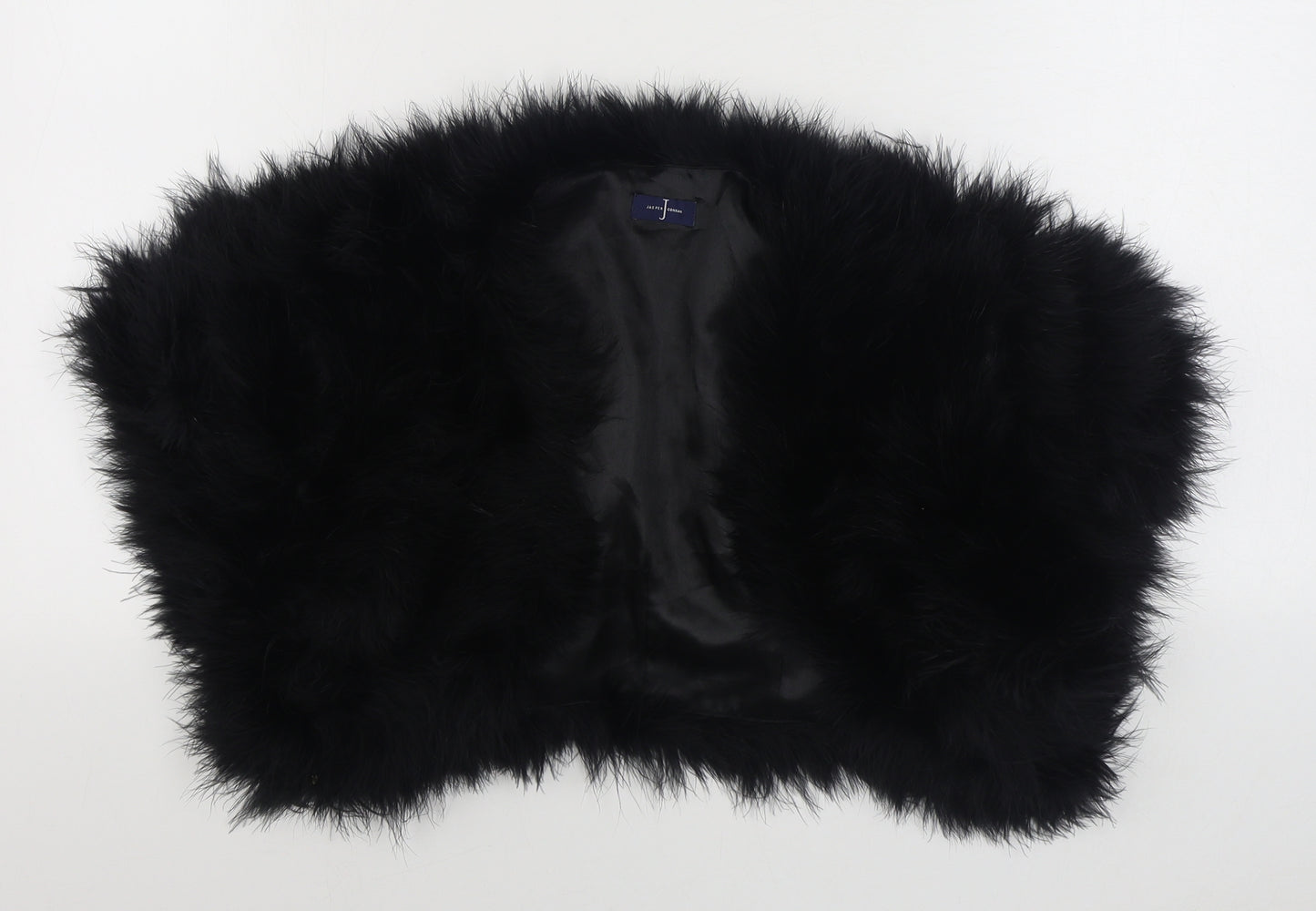 Jasper Conran Womens Black V-Neck  Polyester Shrug Jumper Size M