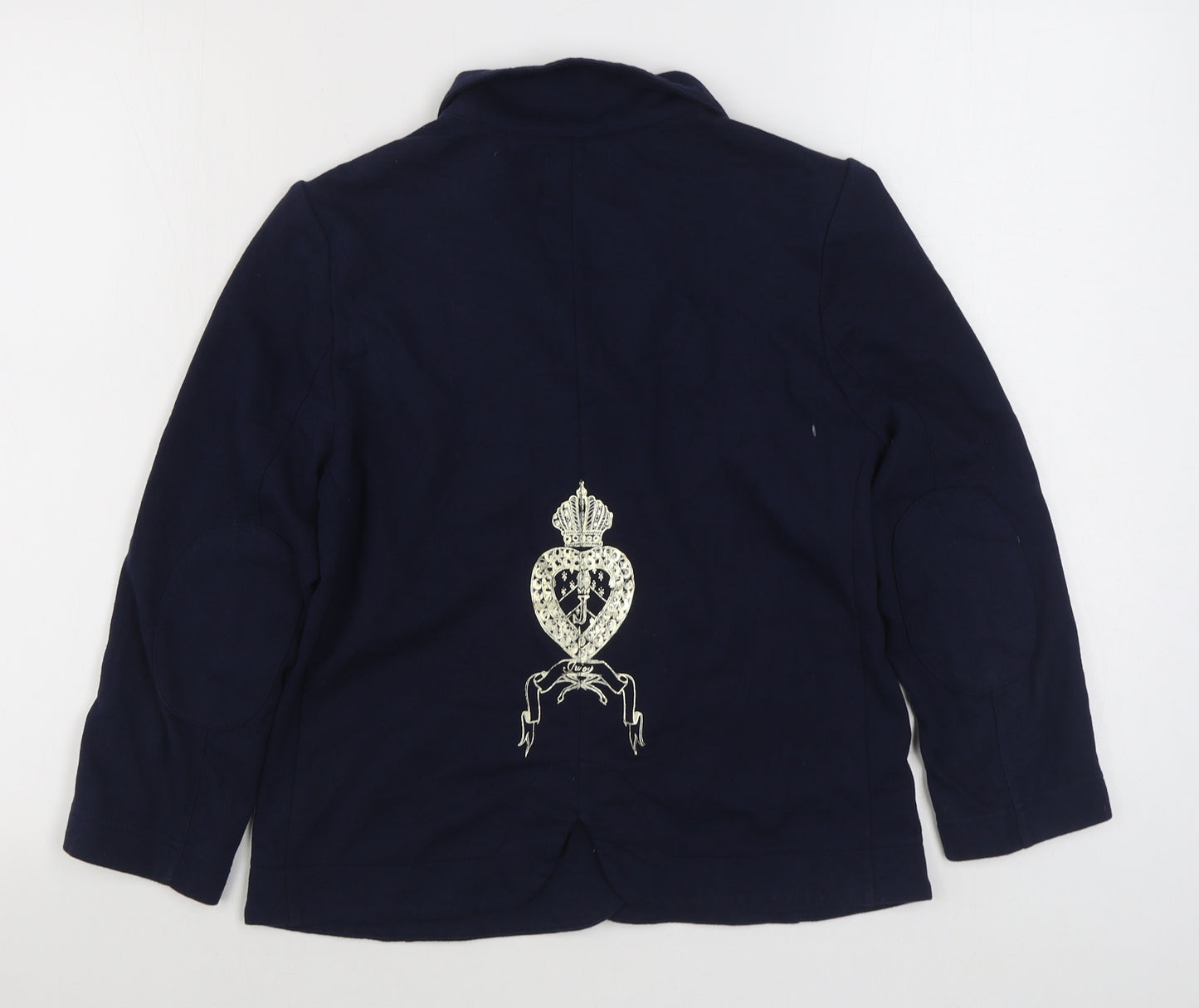 Juicy Couture Womens Blue   Jacket Blazer Size S  Button