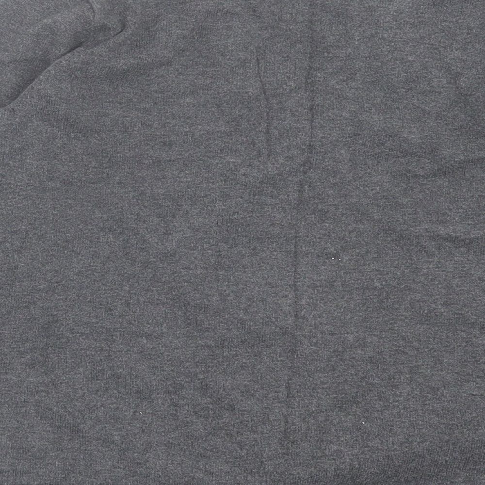 School life Girls Grey V-Neck  Cotton Cardigan Jumper Size 8-9 Years  Button - School Wear