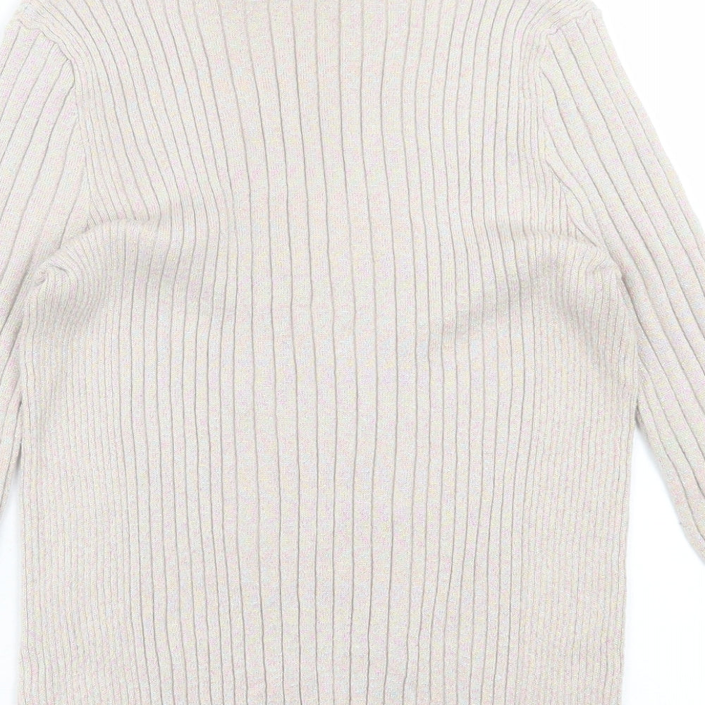 Atmosphere Womens Pink High Neck  Viscose Pullover Jumper Size 14