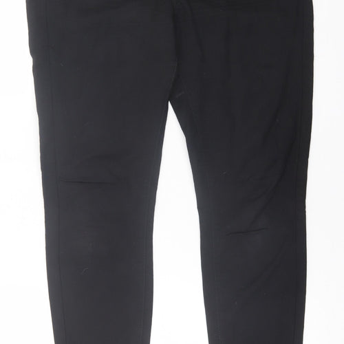 Preworn Womens Black  Cotton Jegging Trousers Size 36 in L30 in Regular Button