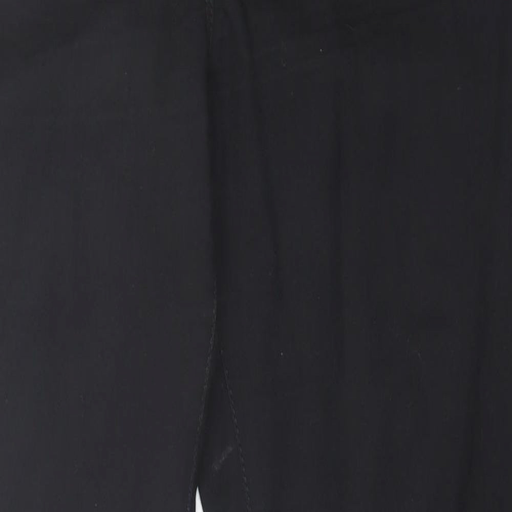 Preworn Womens Black  Cotton Jegging Trousers Size 36 in L30 in Regular Button
