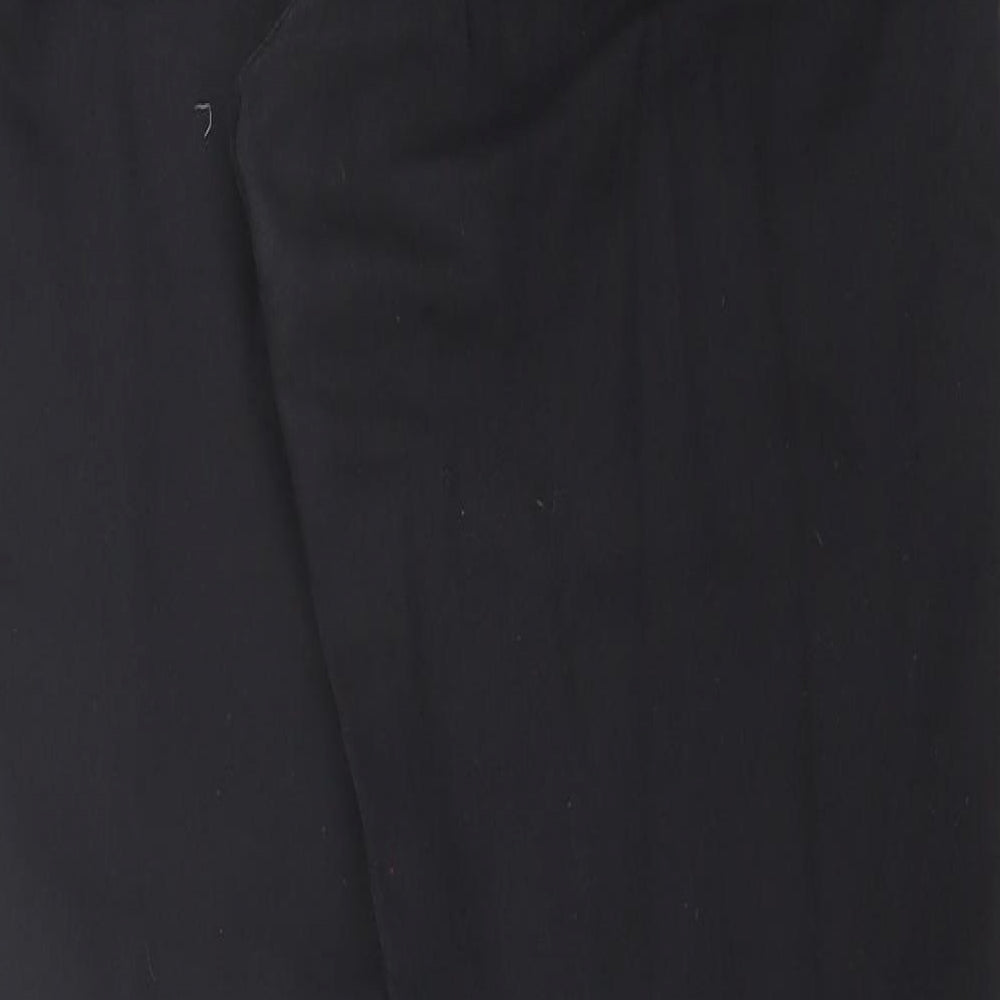 Preworn Womens Black  Cotton Jegging Trousers Size 36 in L30 in Regular Button