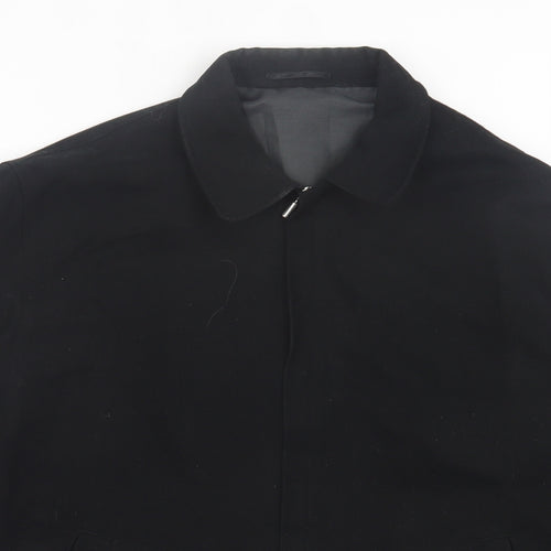 Jonathon Adams Mens Black   Jacket  Size M  Zip
