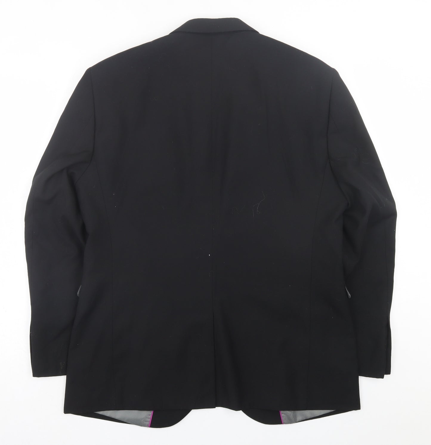 Taylor & Wright Mens Black  Polyester Jacket Suit Jacket Size 42