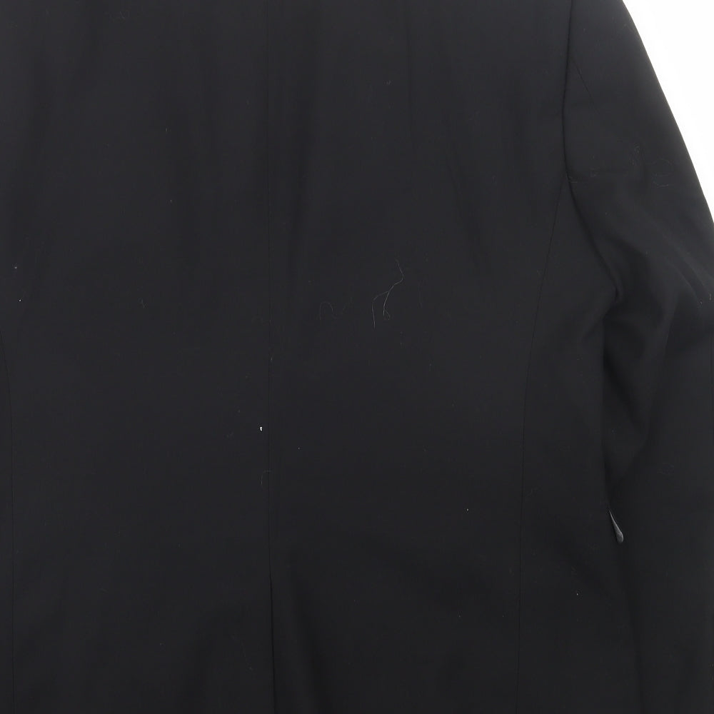 Taylor & Wright Mens Black  Polyester Jacket Suit Jacket Size 42