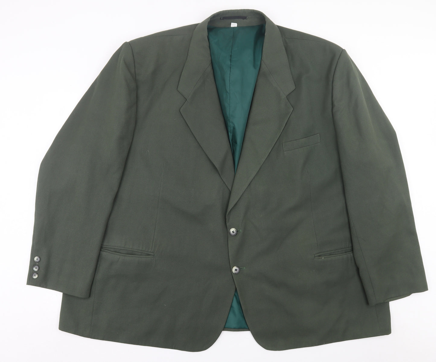Premier man Mens Green  Polyester Jacket Suit Jacket Size 60