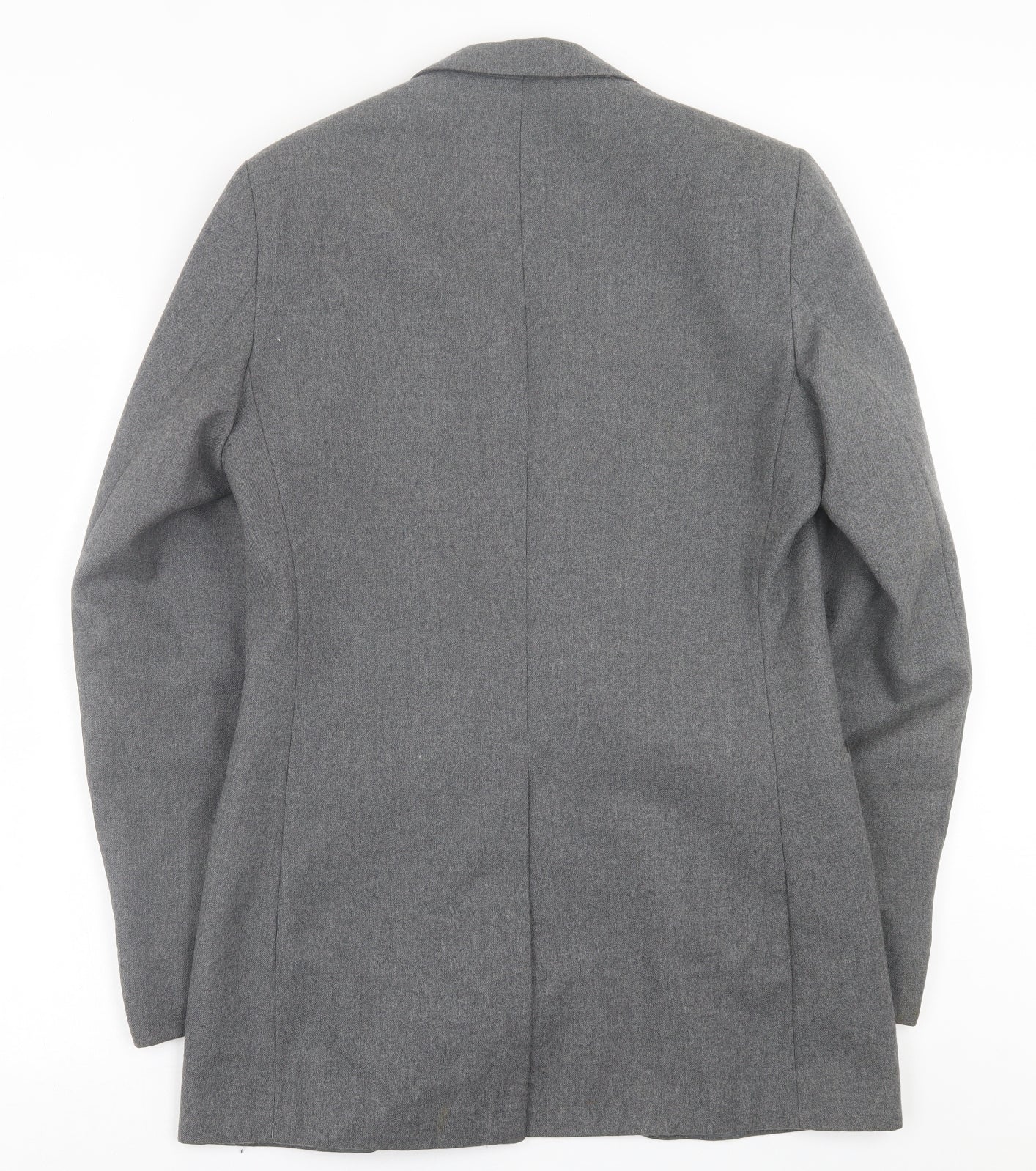 peter brown Mens Grey  Wool Jacket Suit Jacket Size 36