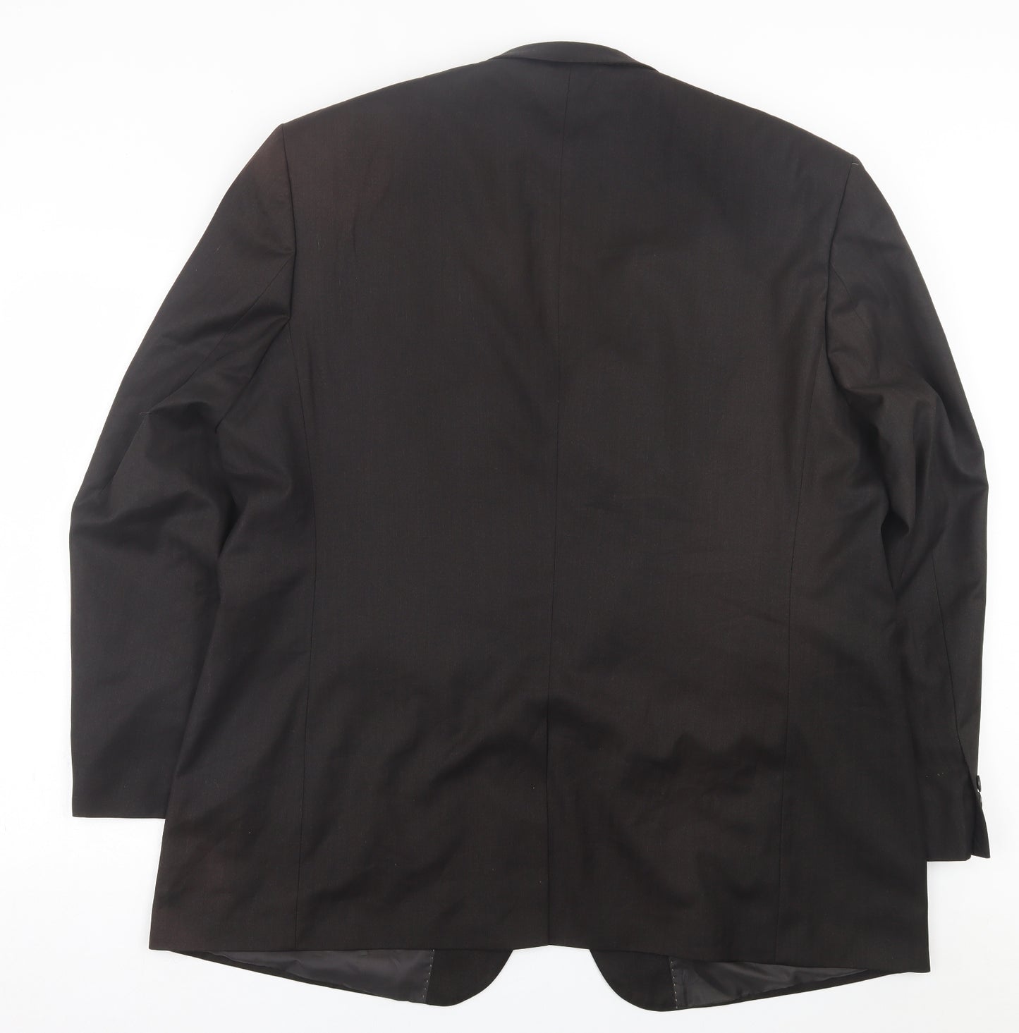 Burton Mens Black  Polyester Jacket Suit Jacket Size 50