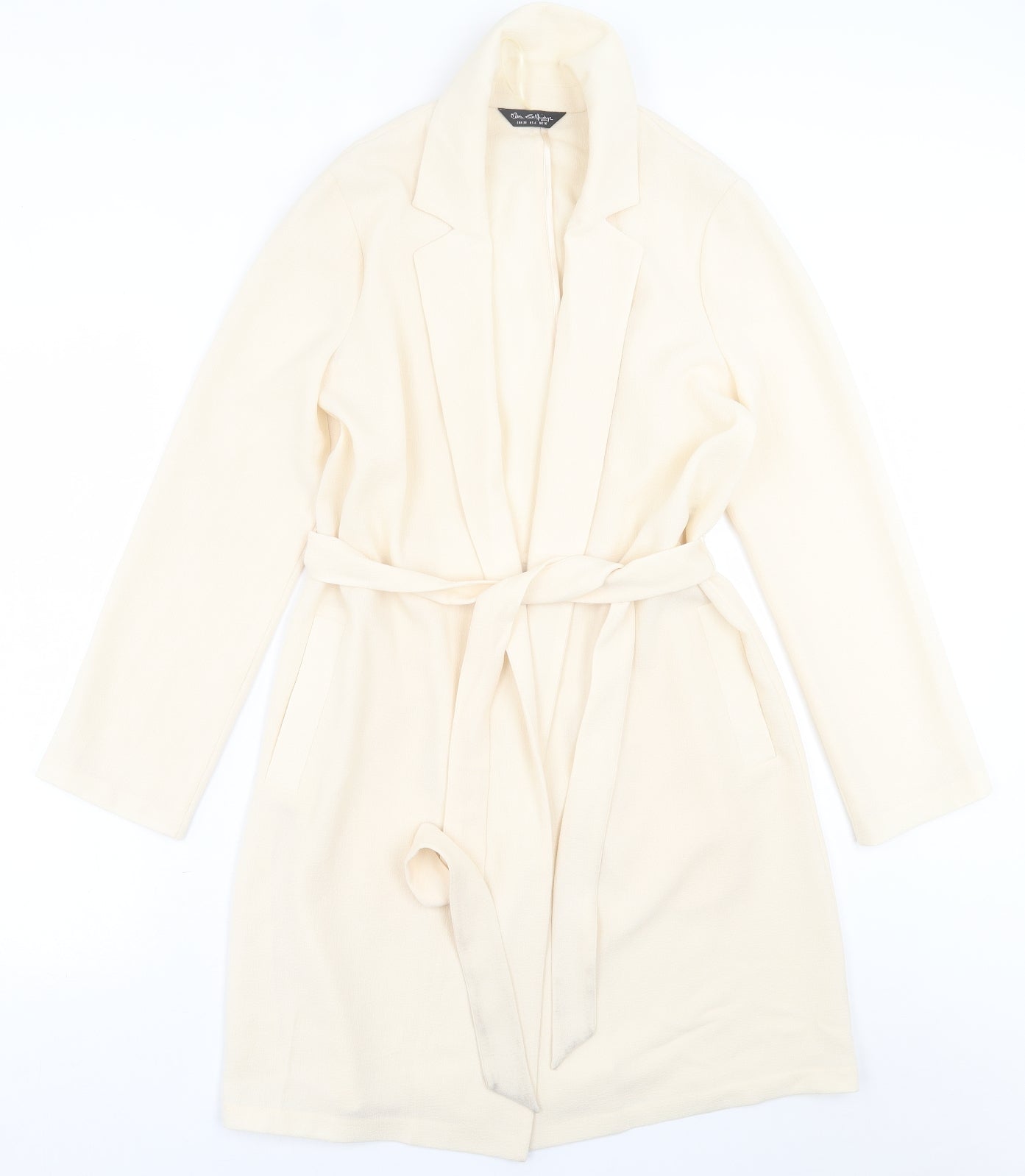 Miss Selfridge Womens Ivory   Jacket Blazer Size 10  Tie