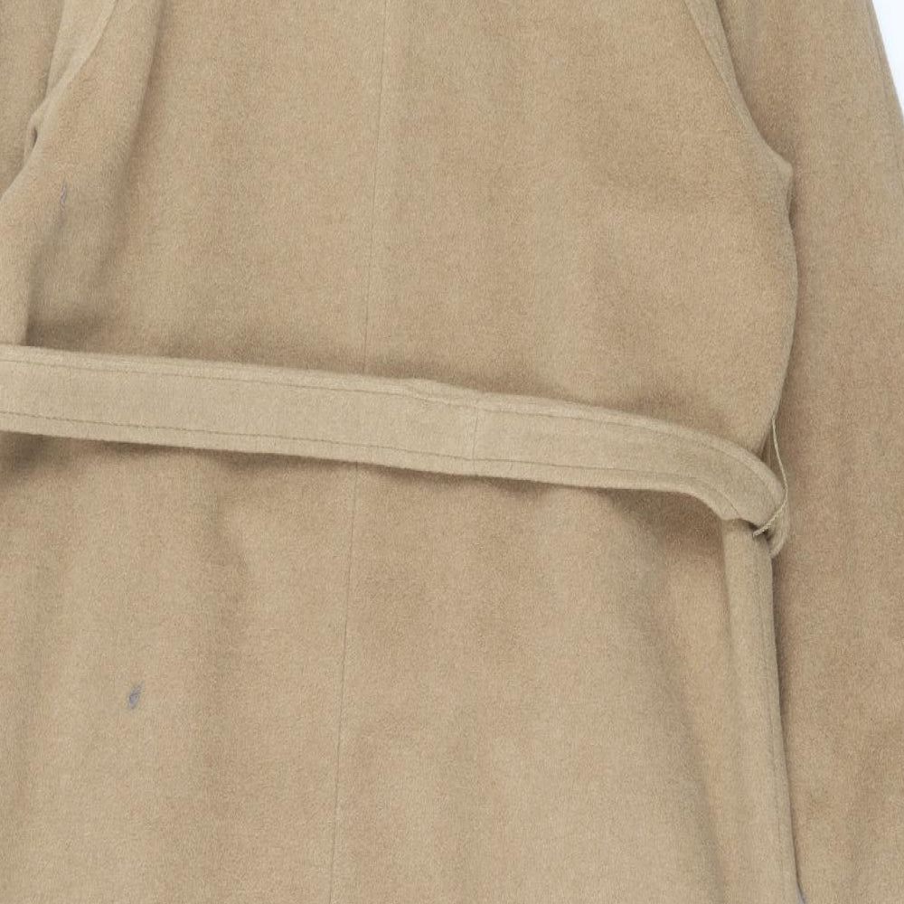 Selfridges Womens Brown   Overcoat Coat Size 12  Button