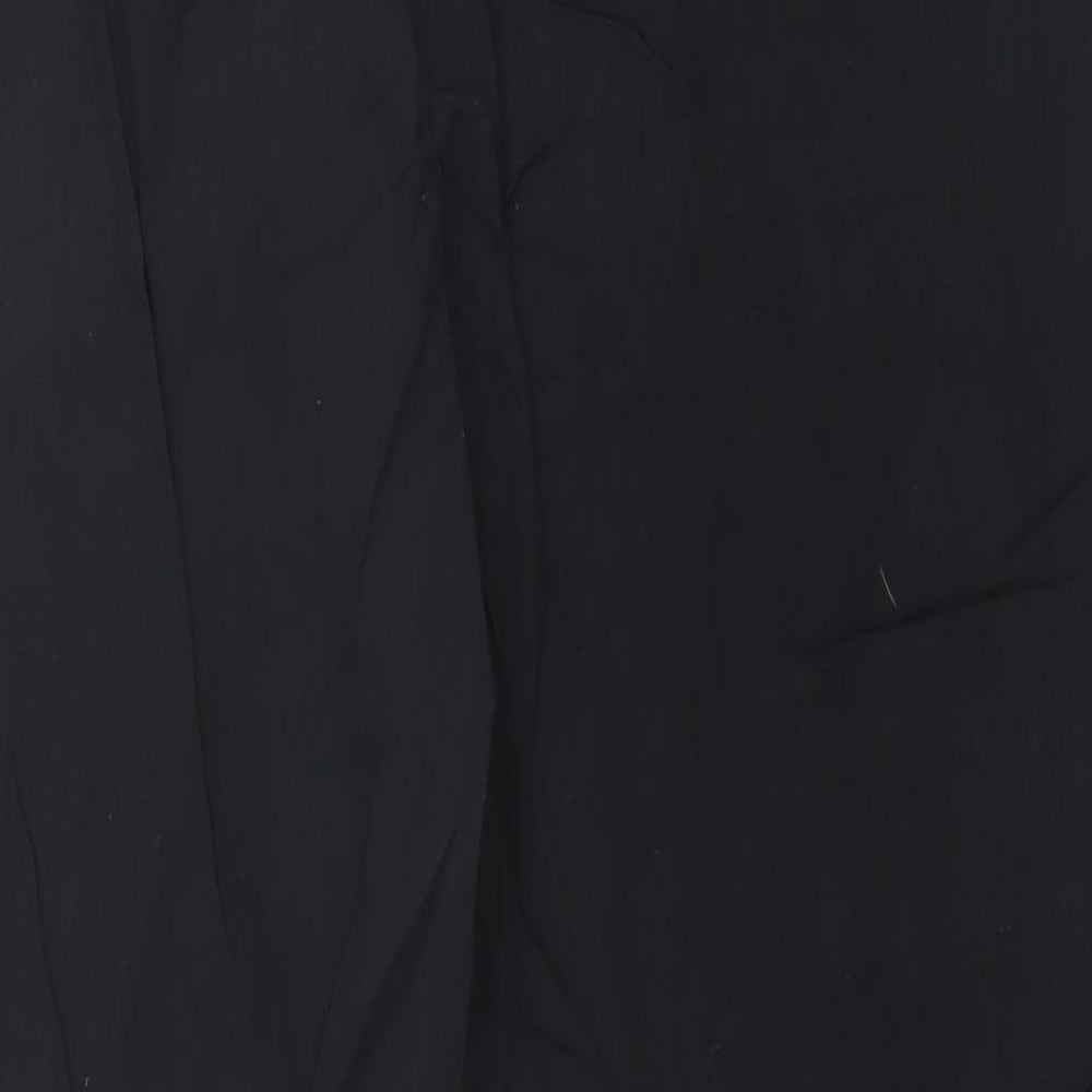 Boohoo Womens Black  Polyester Cargo Trousers Size 20 L30 in Regular Button