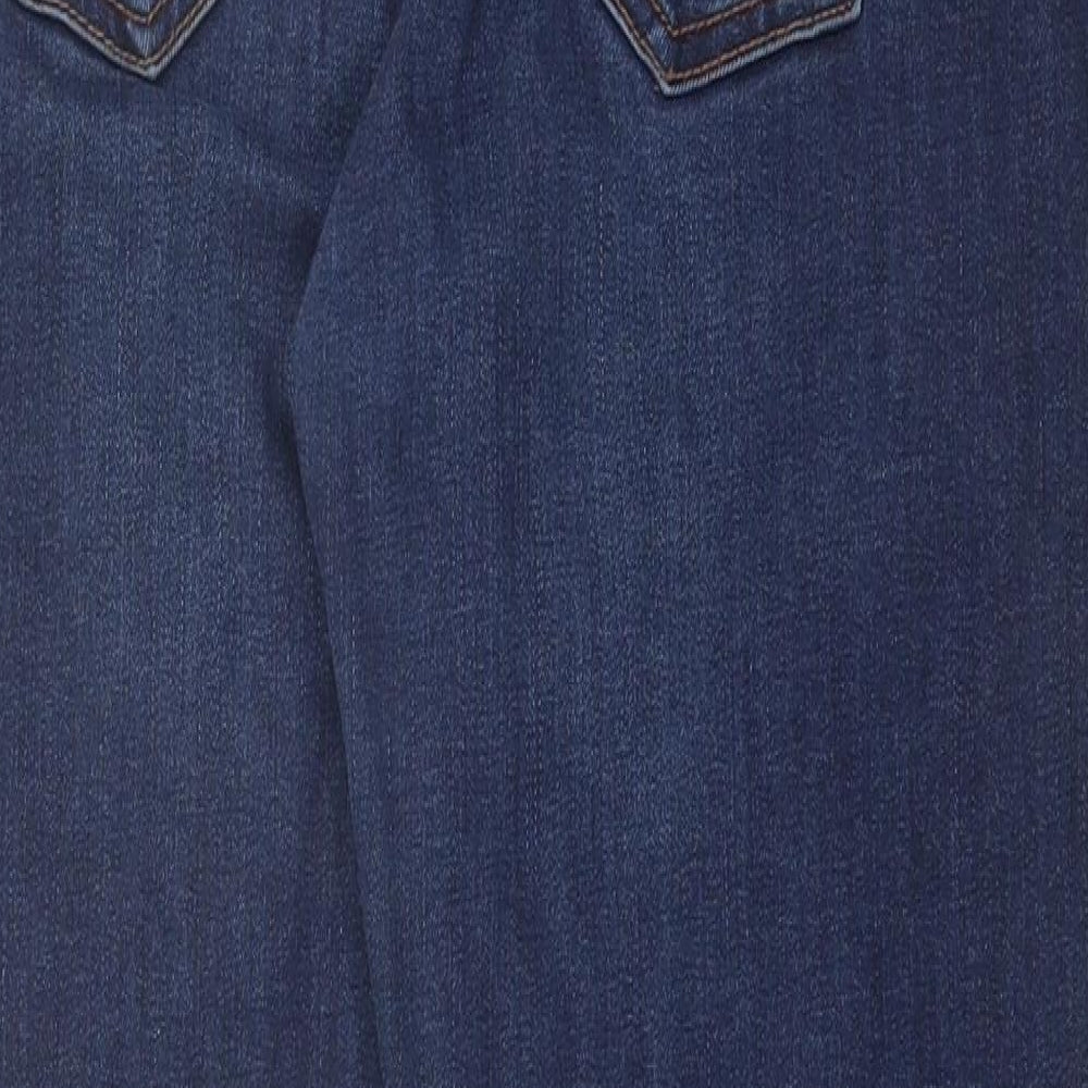 New Look Maternity Womens Blue  Cotton Skinny Jeans Size 16 L29 in Regular Button