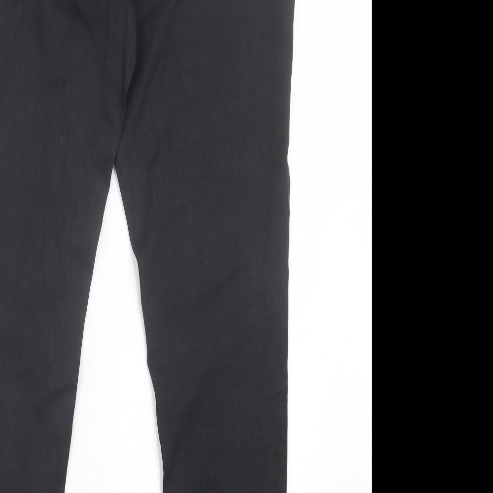 Denim & Co. Womens Black  Cotton Skinny Jeans Size 18 L29 in Regular Button