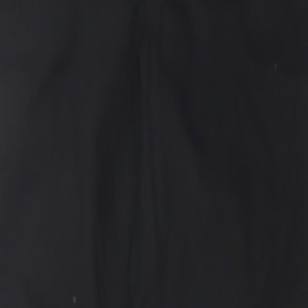 New Look Womens Black  Cotton Bootcut Jeans Size 14 L31 in Regular Button