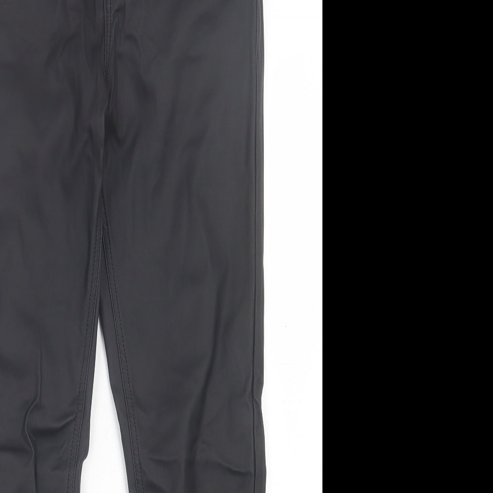 New Look Womens Black  Viscose Skinny Jeans Size 14 L28 in Regular Button