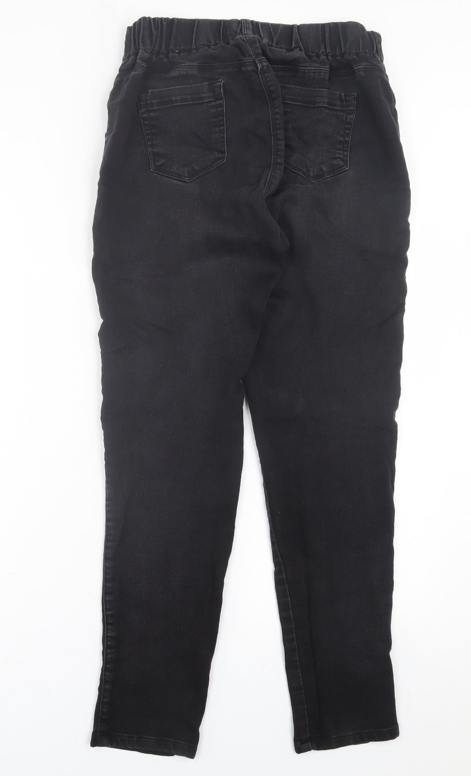 Roman Womens Black  Cotton Jegging Trousers Size 12 L30 in Regular