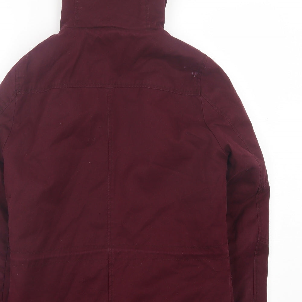 Topshop Womens Purple   Jacket Coat Size 8  Zip