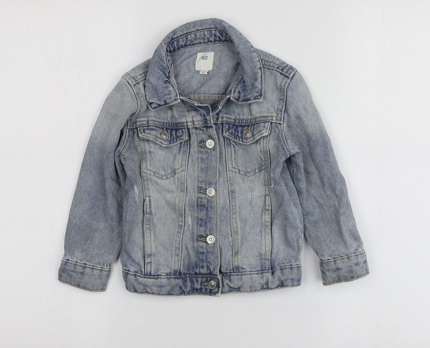 River Island Girls Blue   Jacket  Size 3-4 Years
