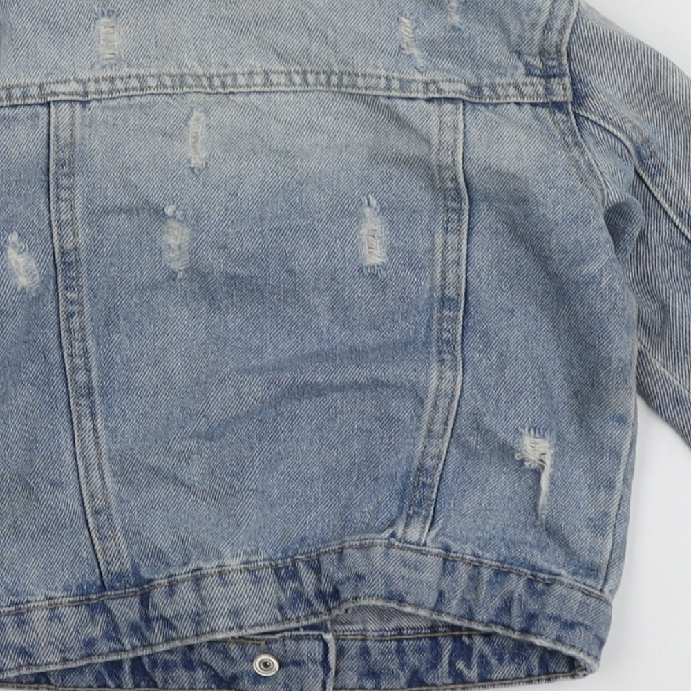River Island Girls Blue   Jacket  Size 3-4 Years