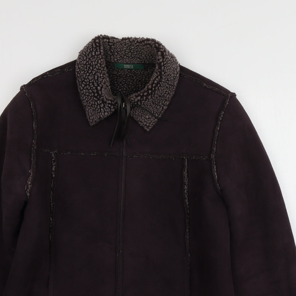 M&S Womens Purple   Jacket  Size 8