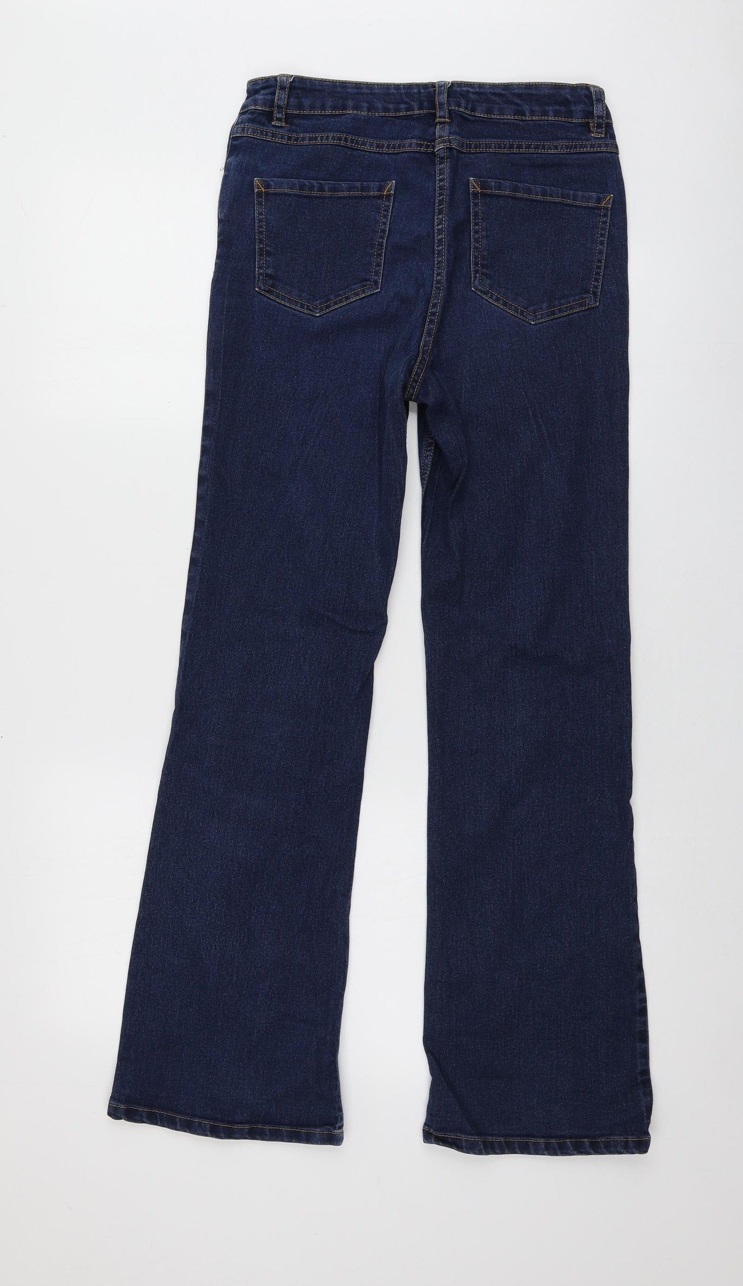 Denim Womens Blue  Cotton Bootcut Jeans Size 8 L30 in Regular