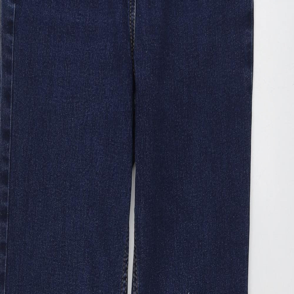 Denim Womens Blue  Cotton Bootcut Jeans Size 8 L30 in Regular