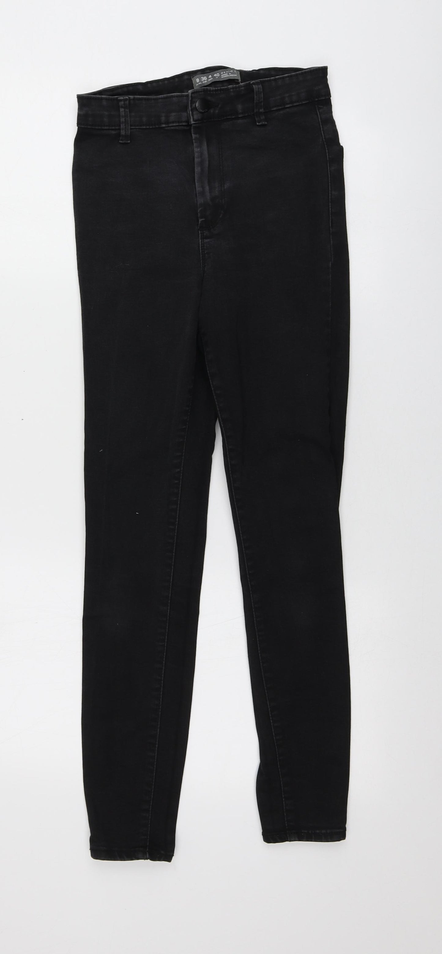 Denim.Co Womens Black  Cotton Skinny Jeans Size 8 L26 in Regular
