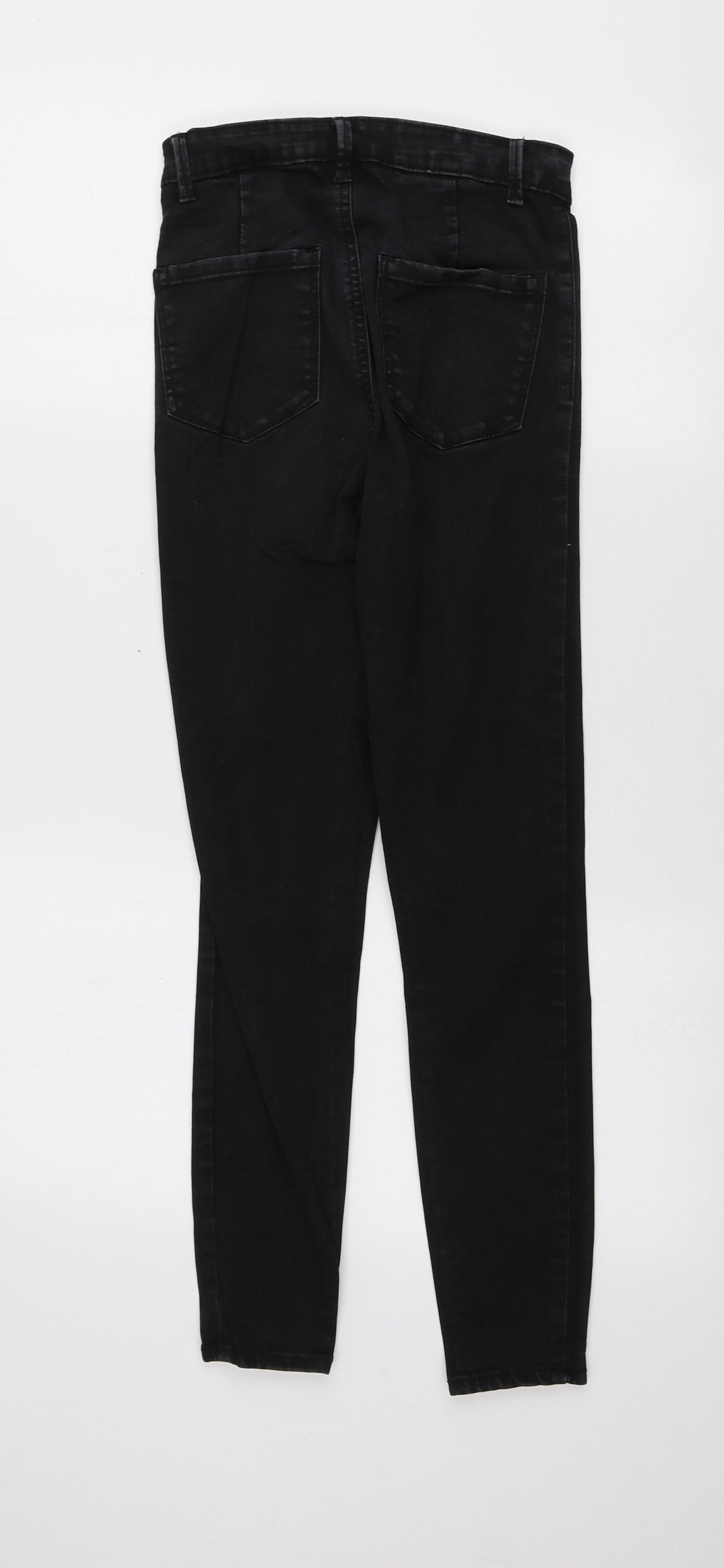 Denim.Co Womens Black  Cotton Skinny Jeans Size 8 L26 in Regular
