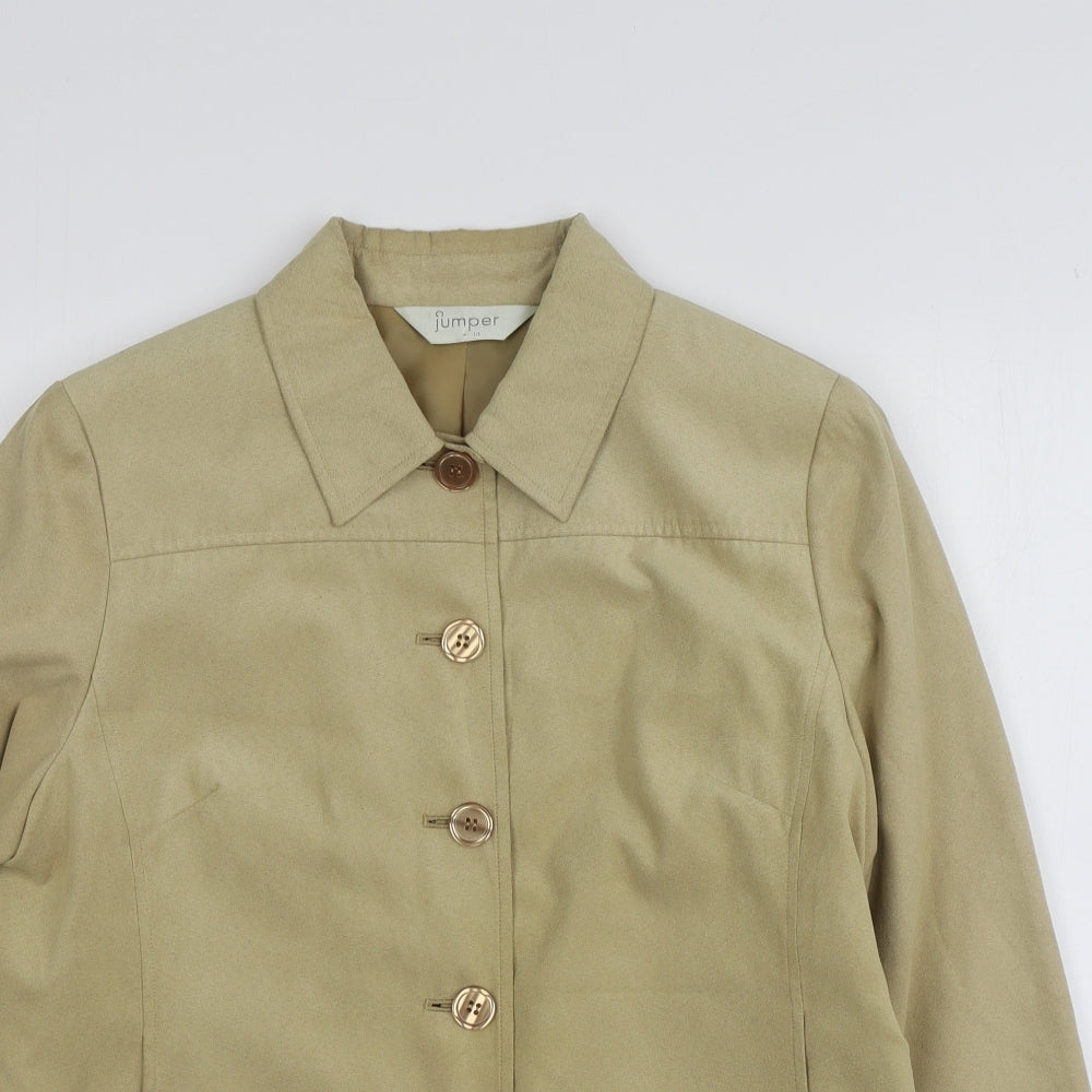 Jumper Womens Green   Jacket  Size 14